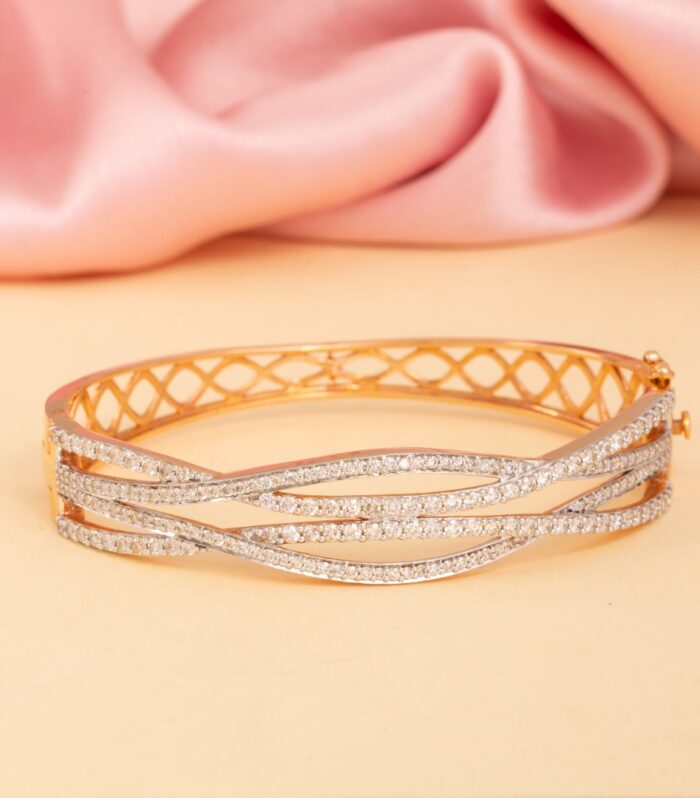 Criss cross string bracelet