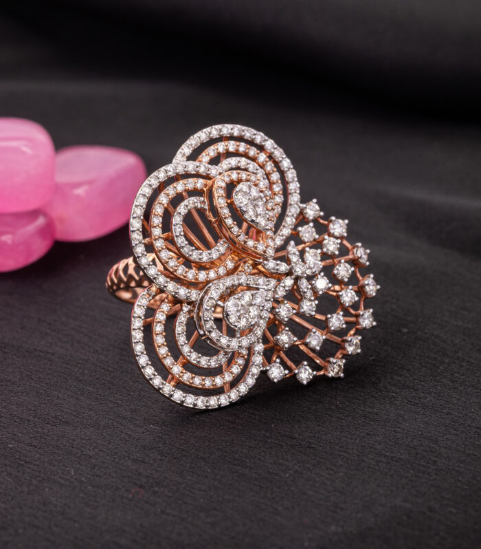 Three Semi Grand Ring