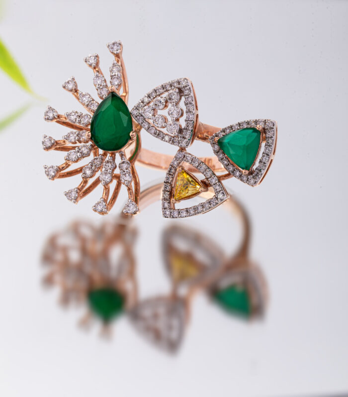 The Split Stone Love Ring