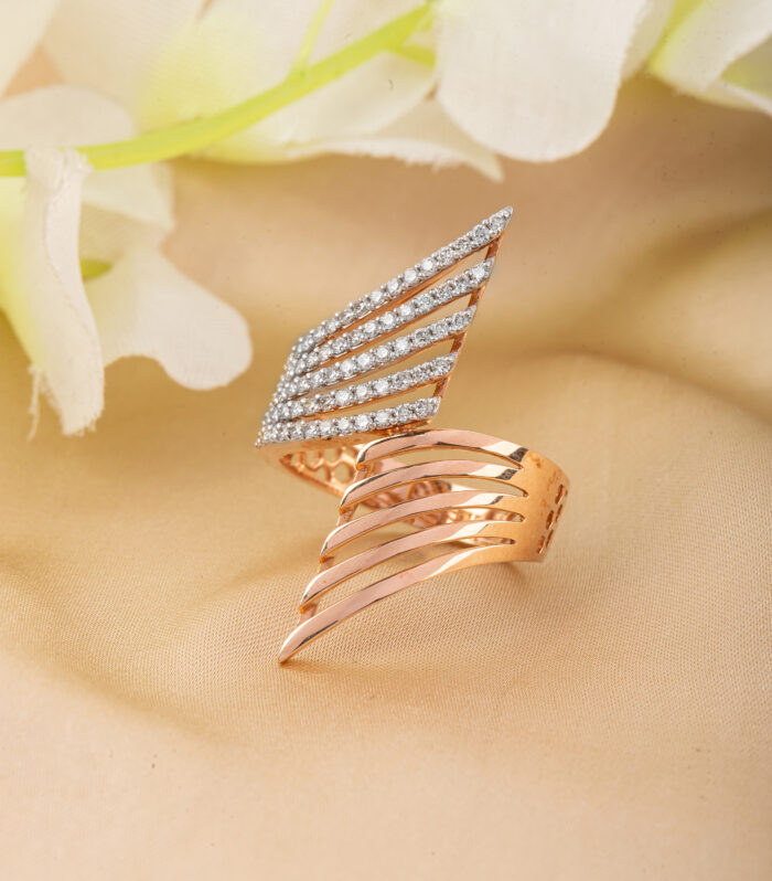 Lopside Cascade Ring