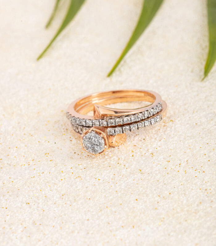 Protrude Commit Band Ring