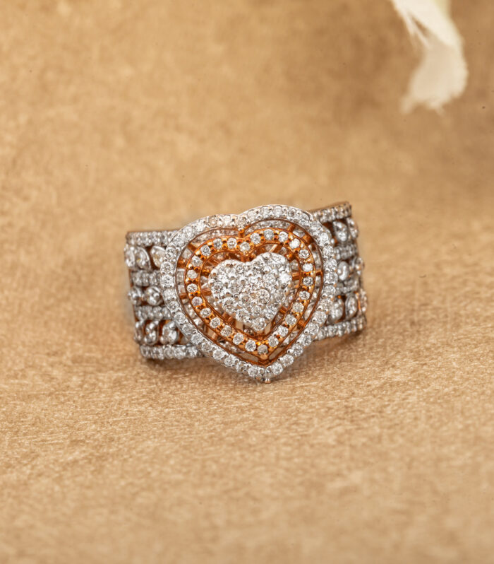 Lopside Heart Ring