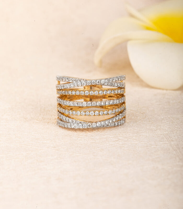 The Overlap String Band Ring