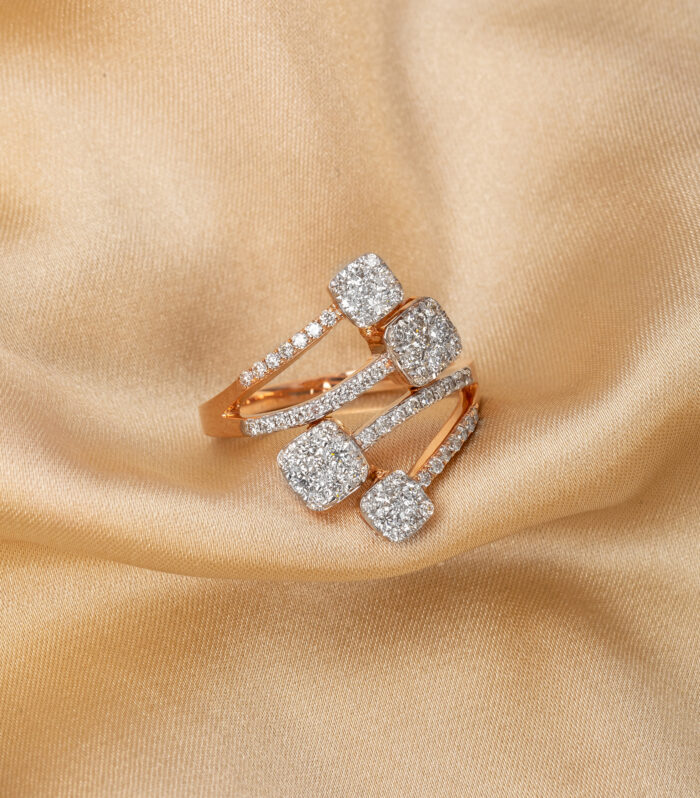 Square Point Split Ring