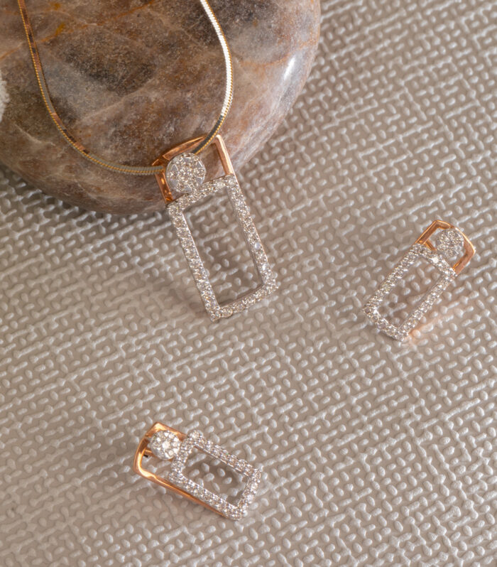 RECTA MERGE PENDANT SET