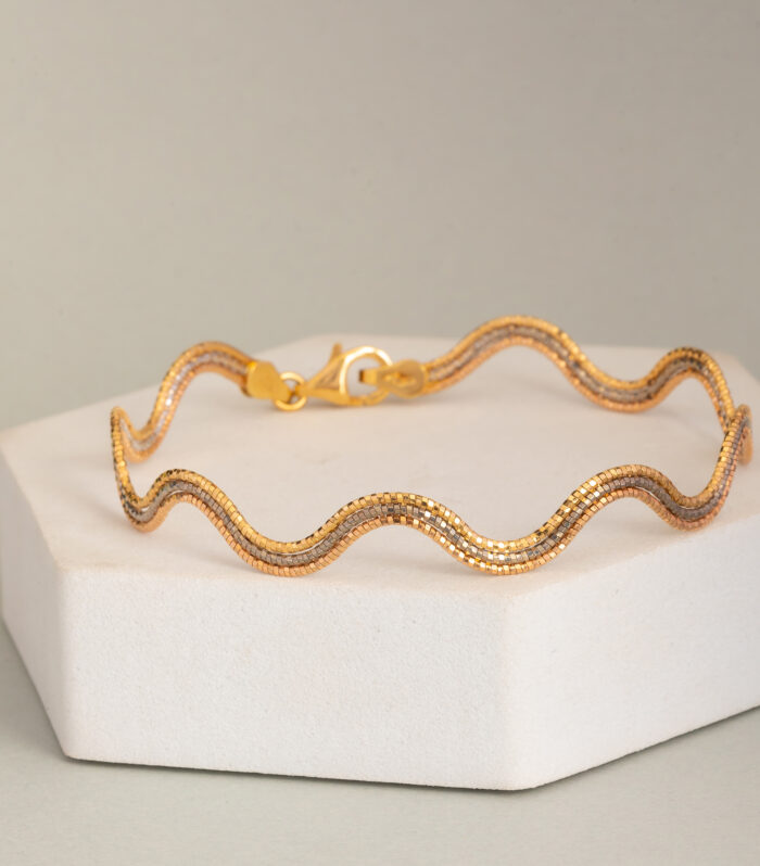 Wave Gold Bracelet